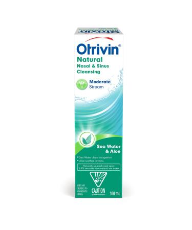 OTRIVIN SALINE Sea Water & Aloe Moderate Stream