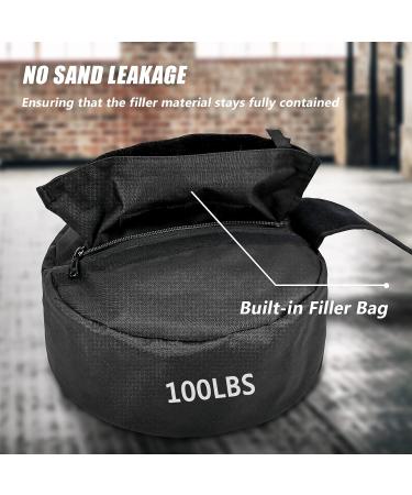 LILYPELLE 200LB Heavy Duty Training Sandbag for Fitness, Cross Training, Military Conditioning - Black - Buy Online on SooperMarket.com
