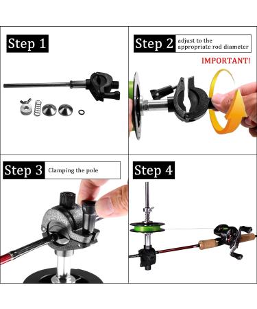 THKFISH Line Spooler & Winder | Fishing Line Spooling Station with Line Counter for Easy Reels - Buy Online on SooperMarket.com
