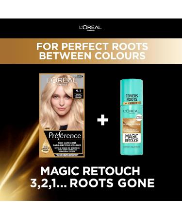 L'Oreal Paris Preference 9.1 Oslo Long Lasting Luminous Hair Dye - Permanent Colour - Buy Online on SooperMarket.com