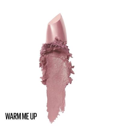 Maybelline Color Sensational Lipstick - Cream Finish, Hydrating Nude Pink Lipstick - Warm Me Up - 0.15 Ounce - Buy Online on SooperMarket.com