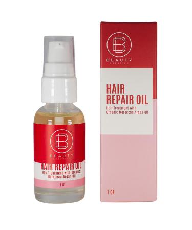RawChemistry Argan Hair Repair Treatment Oil by Beauty Enduring (1oz) - Hair Treatment Oil and Hair Growth Oil with Moroccan Argan Oil  Avocado Oil  and Sunflower Oil for Natural Dry Hair Treatment