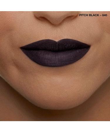 Rimmel Stay Matte Lip Liquid Pitch Black 0.21 Fl Oz - Long-lasting Matte Finish - Pack of 1 - Buy Online on SooperMarket.com