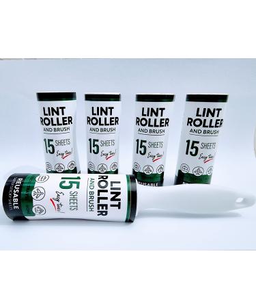 LINT ROLLER 5 REFILLS FLUFF HAIR REMOVER REMOVAL
