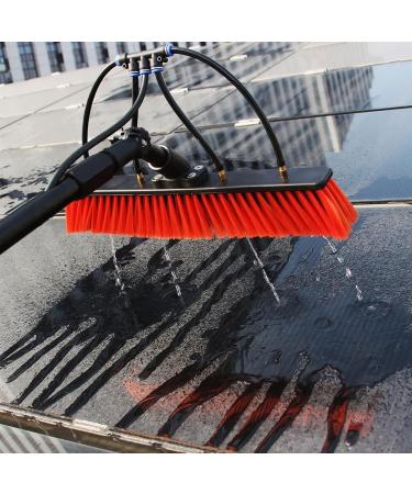 Window Cleaning Pole Water Fed Telescopic Brush Extendable Cleaner Conservatory Roof Suitable For Photovoltaic Panel Cleaning Windows Trucks 55cm Brush Head 12M/39FT - Buy Online on SooperMarket.com
