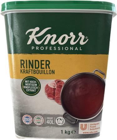 Knorr beef power bouillon (versatile beef broth spicy taste) 1 Pack (1 x 1kg) cattle strength bouillon 1 kg (1 Pack)