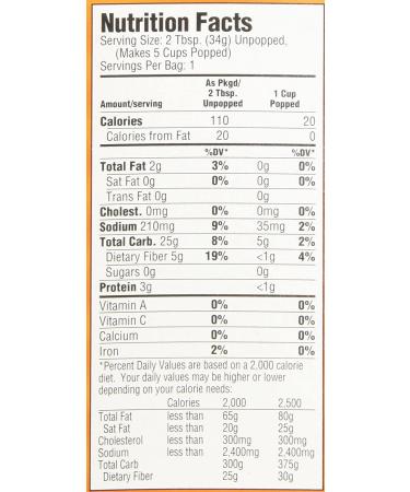 Jolly Time Popcorn 100 Calorie Mini Bags - 10 CT, Butter Flavor - 1.2 Ounce (Pack of 10) - Buy Online on SooperMarket.com