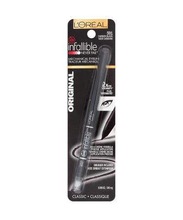 L'Oreal Infallible Mechanical Eyeliner 591 Carbon Black - Long-Lasting Precision 0.008 oz (240 mg) - Buy Online on SooperMarket.com