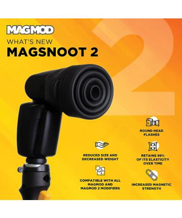 MagSnoot 2 Light Modifier by MagMod - Photography Flash Modifier | Magnetic Snoot Attachment with New Features | Lightweight Control - Buy Online on SooperMarket.com