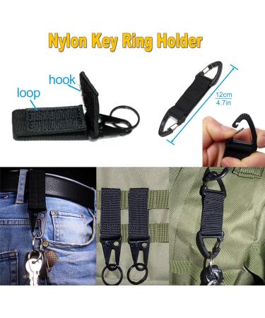 ZUSHALLMY 48-Piece MOLLE Accessories Kit - Upgrade Gear Attachments with Key Clips and D-Rings - Buy Online on SooperMarket.com