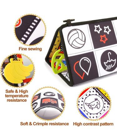 Shop Groboma Baby Mirror - Foldable Tummy Time Mirror with Teething Ring | Perfect Baby Toys & Gifts - Buy Online on SooperMarket.com