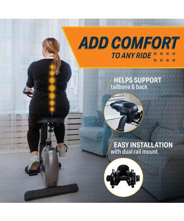 Bikeroo Oversized Bike Seat for Peloton & Road Bikes - Wide Cushion Saddle Replacement for Men & Women - Indoor Comfort (Elastomer Springs) - Buy Online on SooperMarket.com