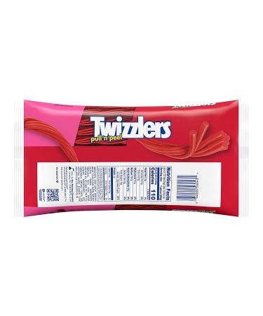 TWIZZLERS PULL N PEEL Cherry Flavor 14 oz Laydown Bag - Delicious Candy Snack - Buy Online on SooperMarket.com