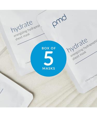 PMD Beauty Hydrate Energizing Hydrating Peptides Sheet Mask - 5 ct | International Shipping Available - Buy Online on SooperMarket.com