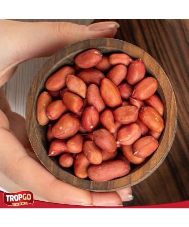 Tropgo Roasted Unsalted Peanuts 200g Tub - Peanuts in Resealable and Recyclable Tub - Wholesome Trail Mix with Fibre Protein and Essential Minerals - Healthy Nuts for All Ages - Buy Online on SooperMarket.com