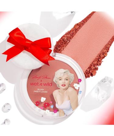 Buy Wet n Wild Marilyn Monroe Icon Diamond Blush Powder | Silky Shimmering Pearls for Rosy Cheeks | Includes Applicator | International Shipping - Buy Online on SooperMarket.com