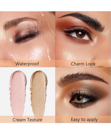 Enfuntins Orchid Shimmer Cream Eyeshadow Stick | Waterproof Eye Highlighter Stick - Buy Online on SooperMarket.com