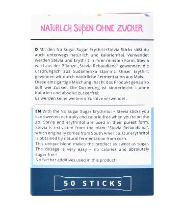 Buy No Sugar Erythritol + Stevia - Calorie-Free Natural Sweetener for Cooking & Baking | 1:1 Sugar Substitute - Buy Online on SooperMarket.com
