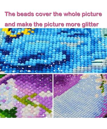 Mushroom Castle Diamond Painting Kit | DIY Cross Stitch Embroidery Set for Home Decor - 11.8 x 15.7inch - Buy Online on SooperMarket.com