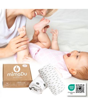 Mimadu Stroller Mattress Cover - 100% Oeko-Tex Cotton Fits 70x37 70x35 75x35 cm - Soft Safe & Durable Bedding for International Shipping - Buy Online on SooperMarket.com