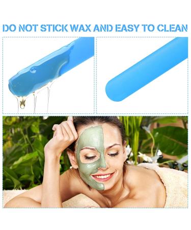 3-Piece Non-Stick Silicone Wax Spatula Set | Reusable Hair Removal Applicators in Black Red & Blue - Ideal for Home & Salon - Buy Online on SooperMarket.com