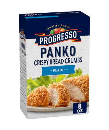 Progresso Panko Plain Bread Crumbs Box, 8 oz (Pack of 6)