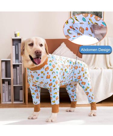 Yeapeeto Dog Recovery Suit 5XL Bear - Soft Neuter Shirt Cone Alternative for Large/Medium Dogs - Prevent Licking & Shedding - Surgical Onesie After Surgery - Buy Online on SooperMarket.com