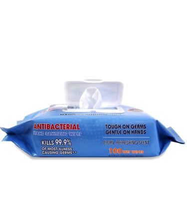 Colemerg Cleansing Hand Wipes - 100 Count, Pack of 12 | Everyday & Travel Friendly - Buy Online on SooperMarket.com