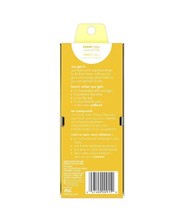 Joy Razor Handle + 2 Razor Blade Refills - Yellow | Buy Online - Buy Online on SooperMarket.com