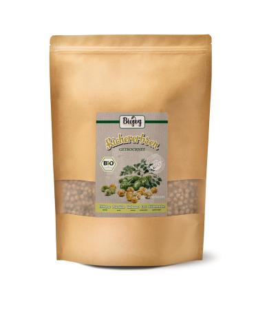 Biojoy ORGANIC chickpeas (1.5 kg) dried and whole unroasted 1.5 kg (1 pack)