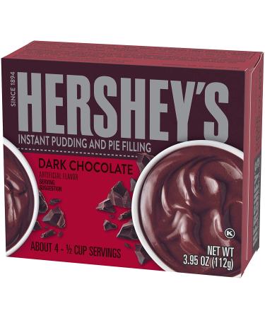 Hershey's Instant Dark Chocolate Pudding & Pie Filling - 3.95 oz Boxes (Pack of 24) - Buy Online on SooperMarket.com