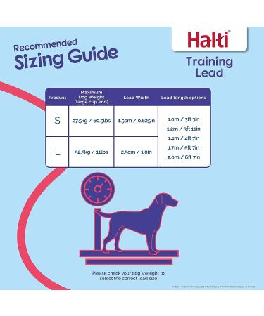 HALTI Double Guide - Multifunctional Dog Leash for Training & Walking | Light Padded Neoprene | Ideal for Puppies (Small Red 2m) - Buy Online on SooperMarket.com