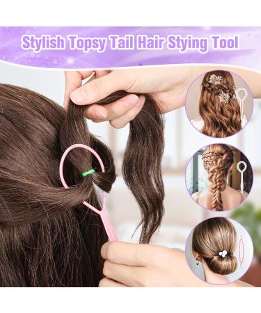 2012-Part Elastic Hair Strap Set - 2000 Mini Hair Gums with Organizer Box | Soft Colorful Hair Ties for Little Girls - Buy Online on SooperMarket.com