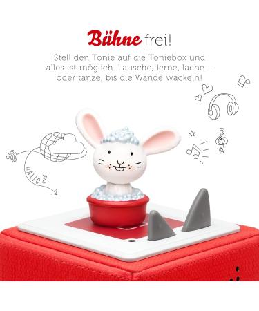 Buy Tonies Rabbit Hearing Figure for TonieBox | Engaging Stories & Music for Kids 3+ | 35 Min Playtime - Buy Online on SooperMarket.com