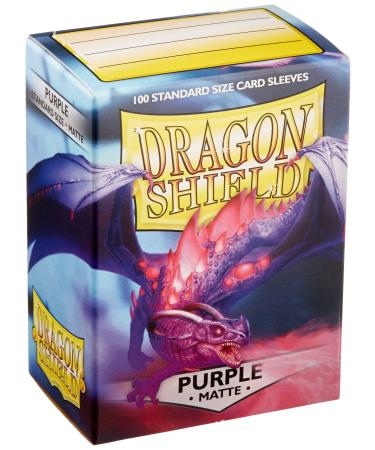 Dragon Shield 11009 Matte Purple Standard Sleeves (100 Sleeves)