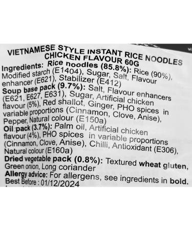 Vifon Vietnamese Style Instant Rice Noodles Chicken Flavour Pho Ga 60g (Pack of 30) 1 Case - Buy Online on SooperMarket.com