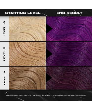XMONDO Color Super Purple Hair Healing Semi Permanent Color - 8 Fl Oz | Vegan Formula with Hyaluronic Acid, Vegetable Proteins, & Bond Building Technology - Buy Online on SooperMarket.com