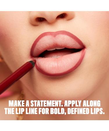 NYX Professional Makeup Lipliner - Matte Kiss-Proof Long-Lasting Smudge-Proof - Line Loud in Wine-Ing | Shop Internationally - Buy Online on SooperMarket.com