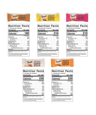 Peaceful Squirrel Variety  Bob's Red Mill Peanut Butter Oat Bars  Variety of 10 Bars  5 Flavors  Gluten Free  Non-GMO  1.76 Ounce - Buy Online on SooperMarket.com
