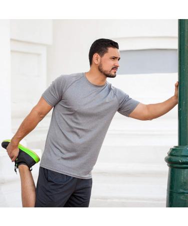 BALENNZ Men's Workout Shirts 5 Pack - Moisture Wicking Quick Dry Athletic T-Shirts for Gym - Large, Black/Dark Grey/Blue/Wine/Army - Buy Online on SooperMarket.com