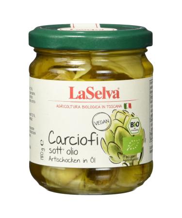 LaSelva Carciofi sott olio - Organic artichoke quarters in oil 180g