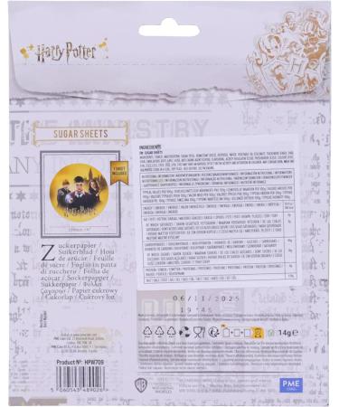 PME Harry Potter Small Sugar Sheet Cake Topper - Magical Decoration for Your Celebration - Buy Online on SooperMarket.com