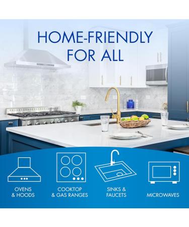 Glisten Cooktop & Kitchen Cleaning Pads - Dissolves Grease & Baked On Foods Lemon Scent 24 Large or 48 Small Pads | International Shipping - Buy Online on SooperMarket.com