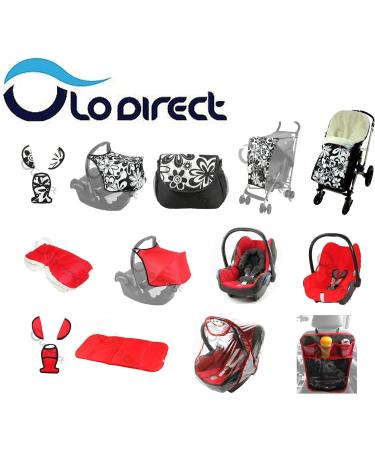 Universal Car Seat Belts Pads Shoulder Strap & Crotch Cover - Fits Most Seats, Maxi COSI - Rich Black - Buy Online on SooperMarket.com