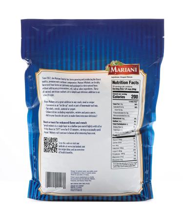 Mariani Nut Chopped Premium California Walnuts - Gluten Free, Kosher Certified Stand Up Bag - Buy Online on SooperMarket.com
