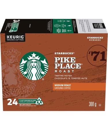 Starbucks Pike Place Medium Roast Coffee Single Serve Keurig K-Cup Pods 24 Capsules & French Roast Dark Roast Coffee Single Serve Keurig K-Cup Pods 24 Capsules - Buy Online on SooperMarket.com