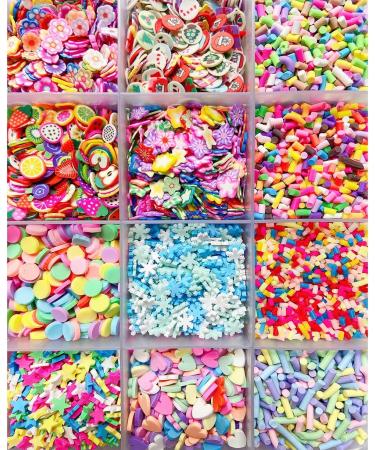 EHOPE Fake Sprinkles Fruit Nail Art Slices Polymer Faux DIY Kit - 24 Styles - Buy Online on SooperMarket.com