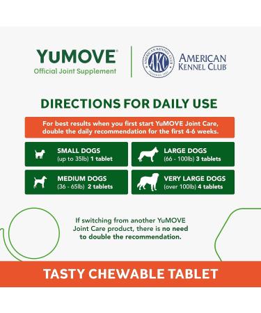 YuMOVE Young and Active Dog Joint Supplement | Supports Active and Growing Joints Under 6 Years | 60 Tablets - Buy Online on SooperMarket.com