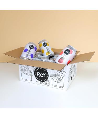 Organic Roy Raspberry Kombucha - 6 Pack (330 ml) | Handmade in Berlin | Vegan Gluten-Free Lactose-Free - Buy Online on SooperMarket.com