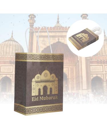 Ramadan Gift Bag Mubarak Sign Design Paper Bag with Paper for Festival Decorations - Buy Online on SooperMarket.com